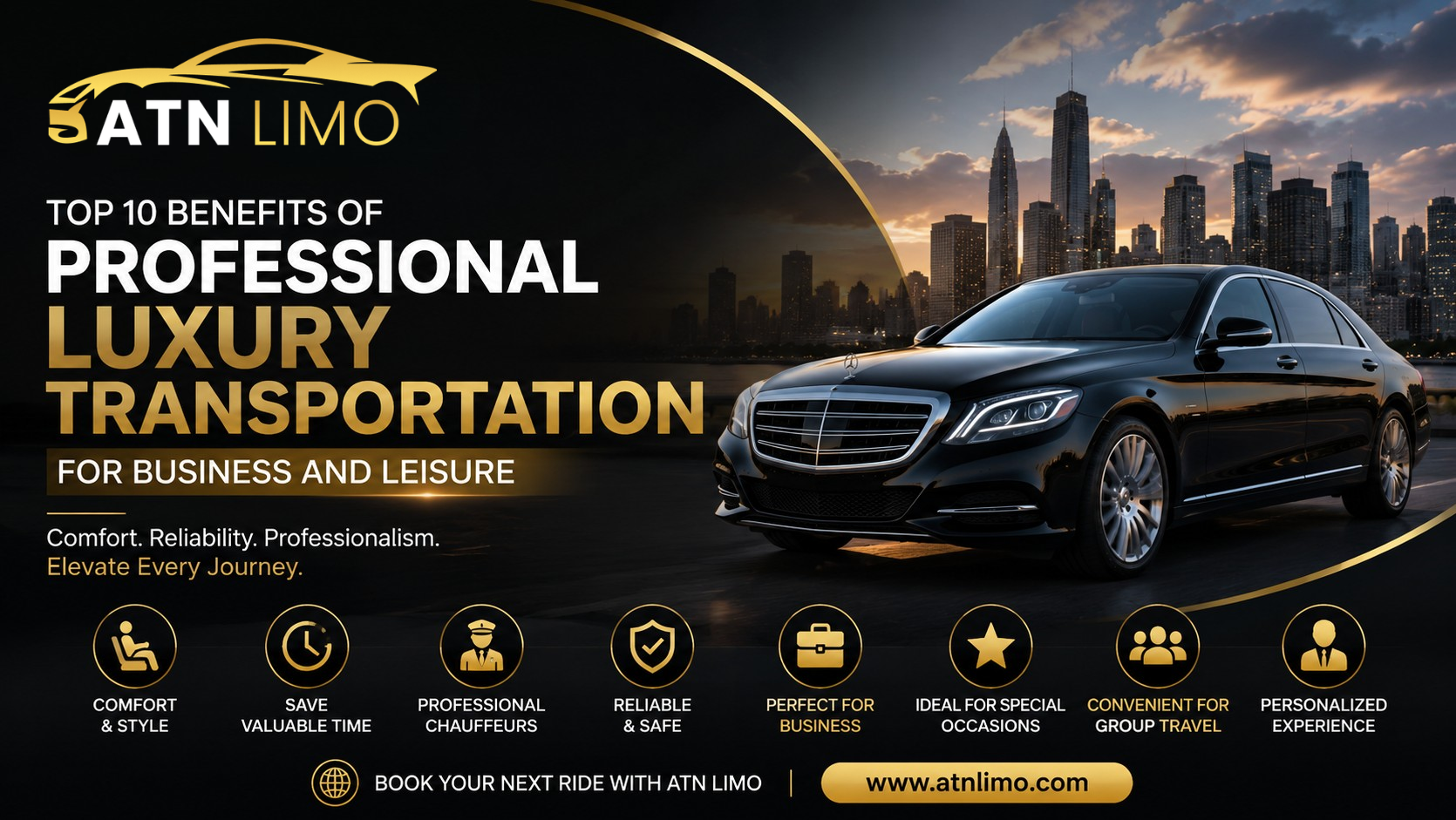 Top 10 Benefits of Professional Luxury Transportation for Business and Leisure